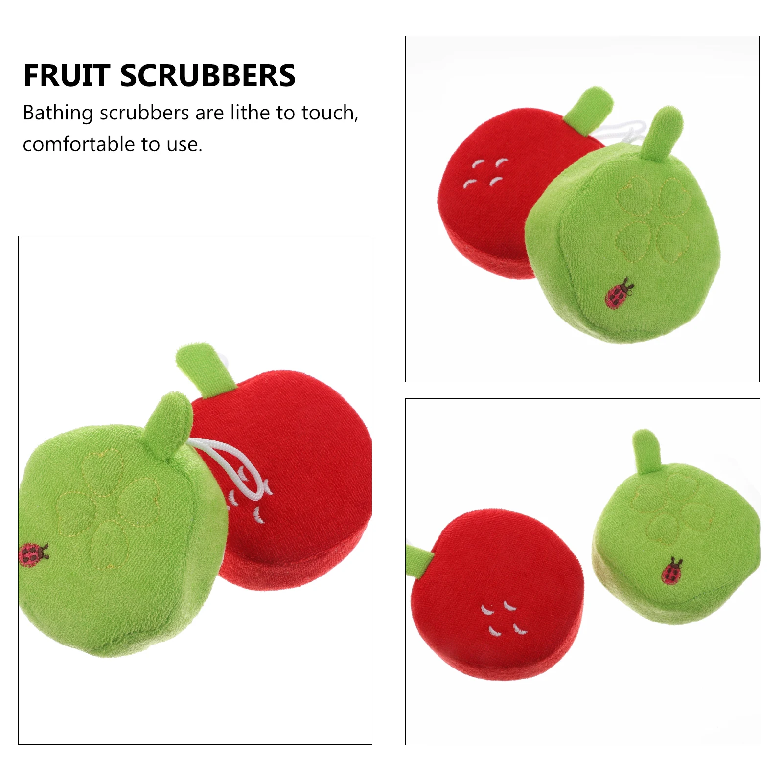 2Pcs Sponge Shower Balls Fruit Baby Bath Scrub Kids Supplies Polyester Fiber Tools Lovely Shapes Massage Skin Remove Dead 
2Pcs Sponge Shower Balls Fruit Baby Bath Scrub Kids Supplies Polyester Fiber Tools Lovely Shapes Massage Skin Remove Dead