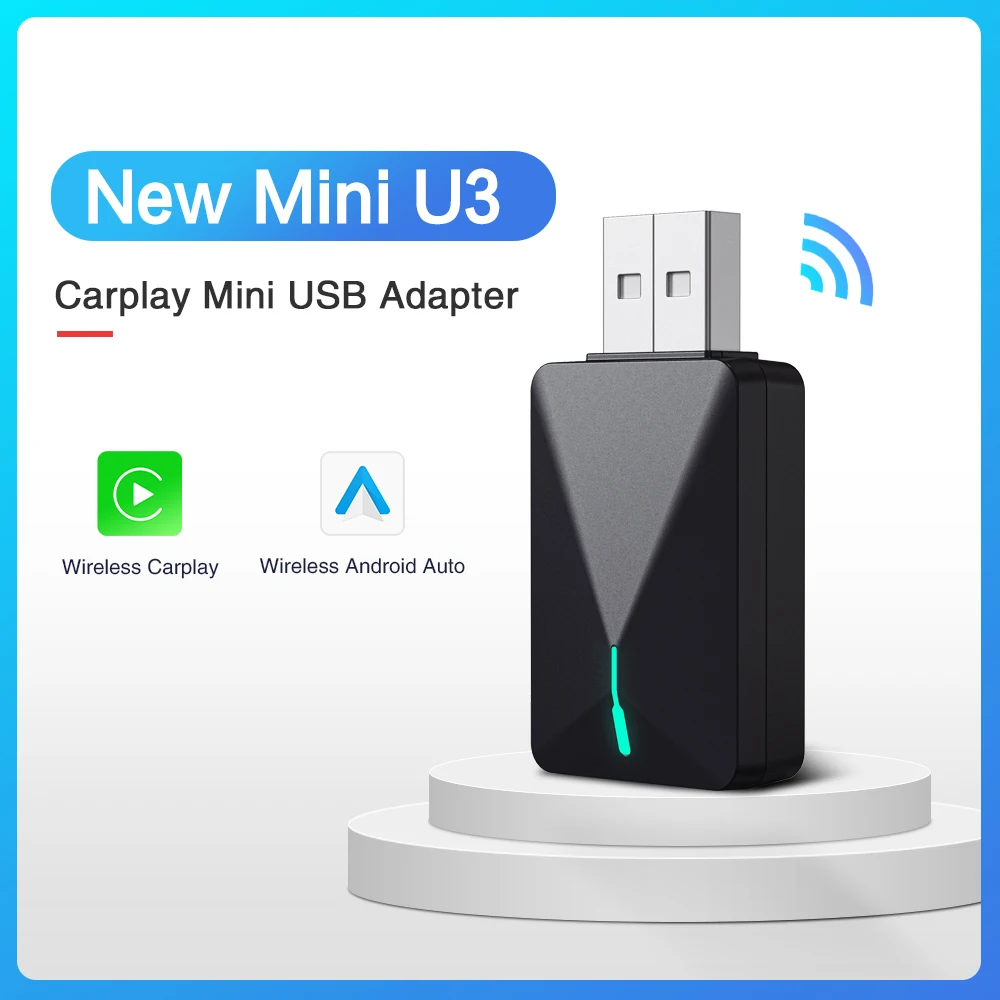 New Wireless Mini Box 2 in 1 CarPlay Android Car Wireless Mini Box Adapter Smart Plug and Play Adapter Bluetooth AUTO Connention
New Wireless Mini Box 2 in 1 CarPlay Android Car Wireless Mini Box Adapter Smart Plug and Play Adapter Bluetooth AUTO Connention