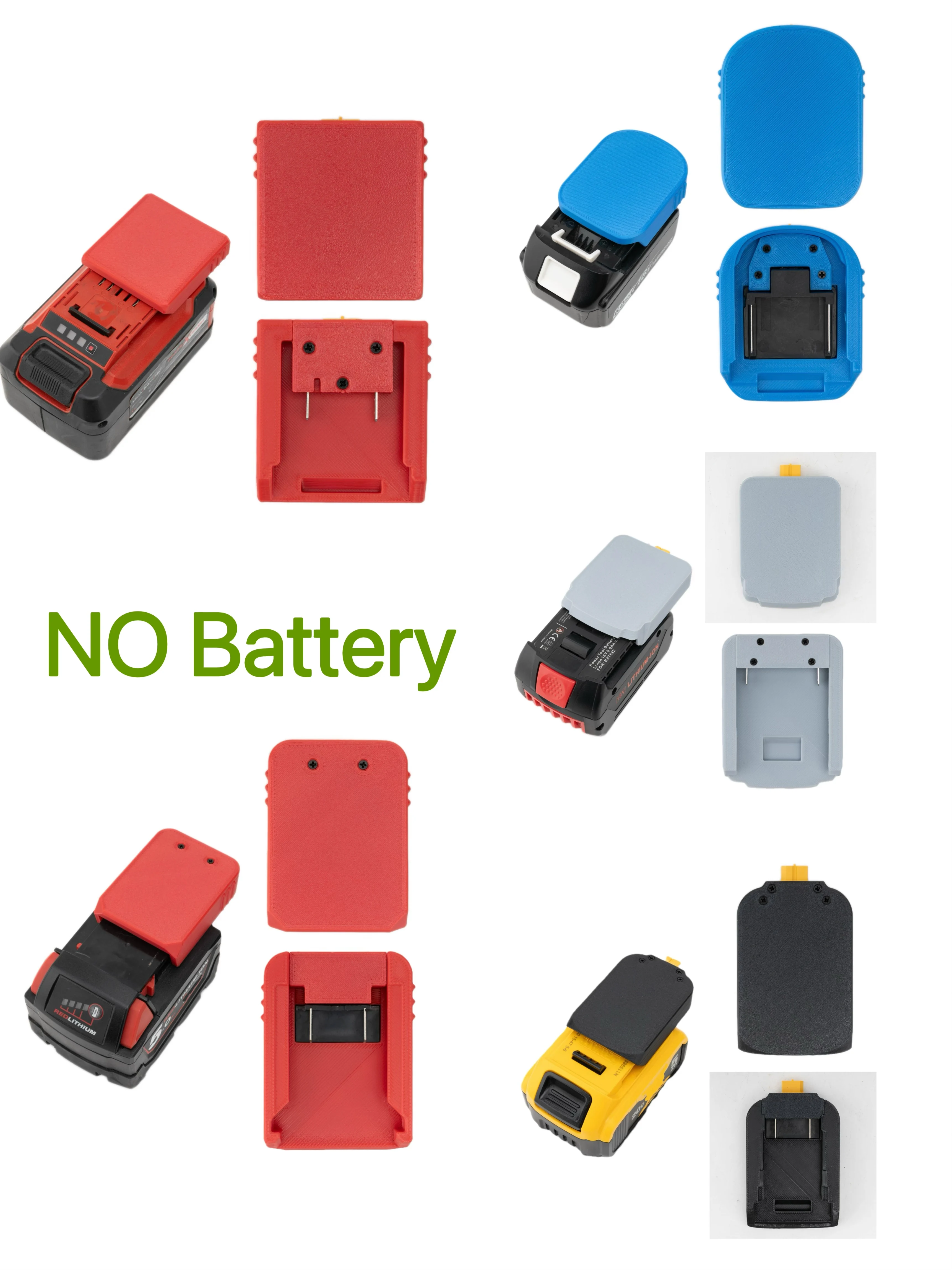 For OZITO/DeWalt/Makita/Milwaukee /Bosch 18/20V Battery for DIY Equipment ModificationTools XT60 Female Holder Battery Adapter f
For OZITO/DeWalt/Makita/Milwaukee /Bosch 18/20V Battery for DIY Equipment ModificationTools XT60 Female Holder Battery Adapter f