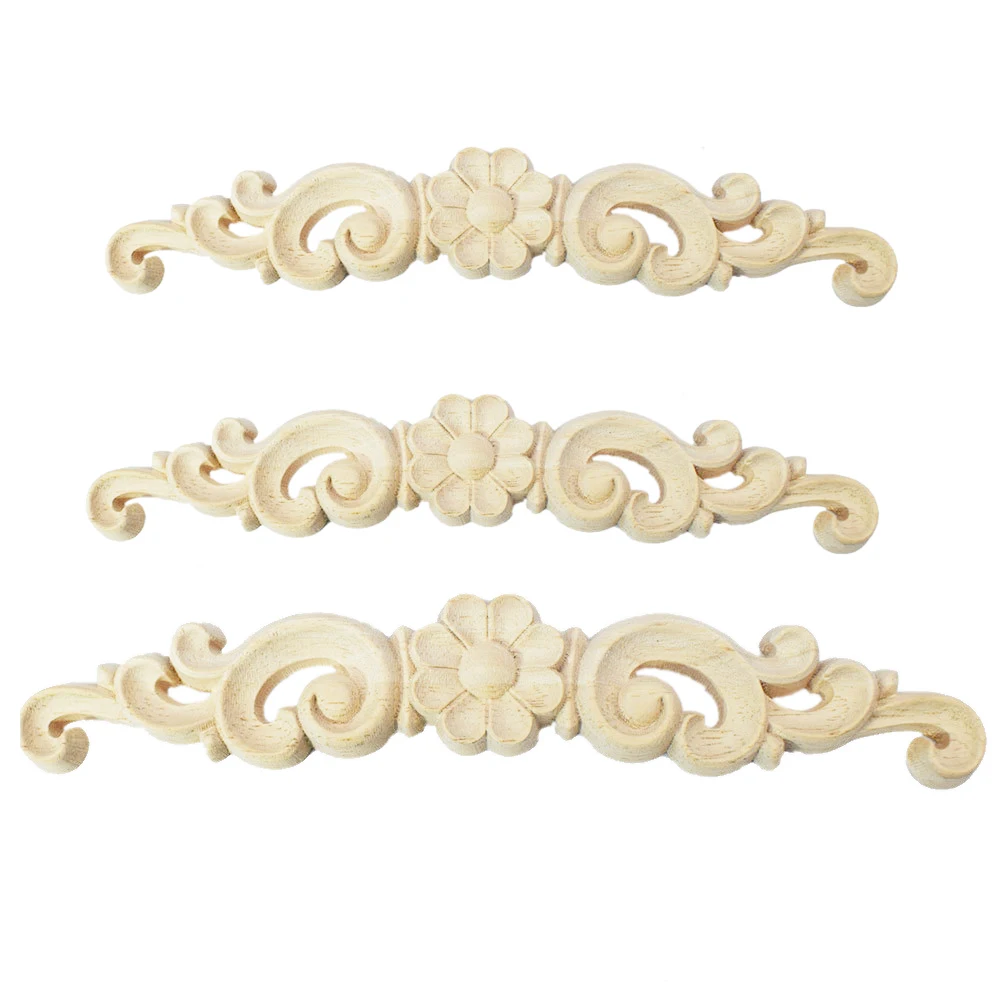 Rectangle Carving Natural Wood Appliques for Furniture Cabinet Unpainted Wooden Mouldings Decal Vintage Home Decor Decorative
Rectangle Carving Natural Wood Appliques for Furniture Cabinet Unpainted Wooden Mouldings Decal Vintage Home Decor Decorative