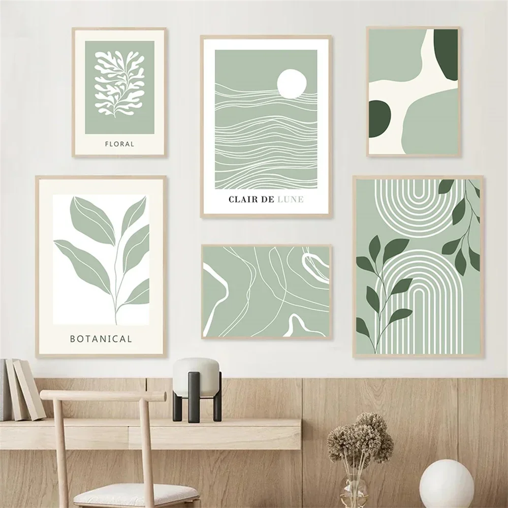 Abstract Minimalist Green Plant Leaves Canvas Poster Lines Boho Wall Art Painting Modern Nordic Print Pictures Living Room Decor
Abstract Minimalist Green Plant Leaves Canvas Poster Lines Boho Wall Art Painting Modern Nordic Print Pictures Living Room Decor
