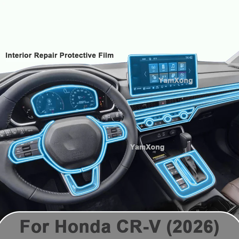 Car Anti-scratch Repair Sticker For Honda CR-V (2026) Interior Center Console Transparent TPU Protective Film Accessories
Car Anti-scratch Repair Sticker For Honda CR-V (2026) Interior Center Console Transparent TPU Protective Film Accessories