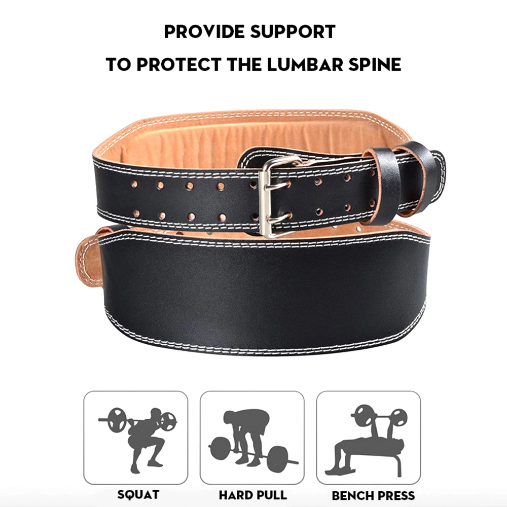 Professional Leather Fitness Buckle Weightlifting Belt Adjustable Gym Waist Belts for Squats Training Bodybuilding Lumbar Brace
Professional Leather Fitness Buckle Weightlifting Belt Adjustable Gym Waist Belts for Squats Training Bodybuilding Lumbar Brace