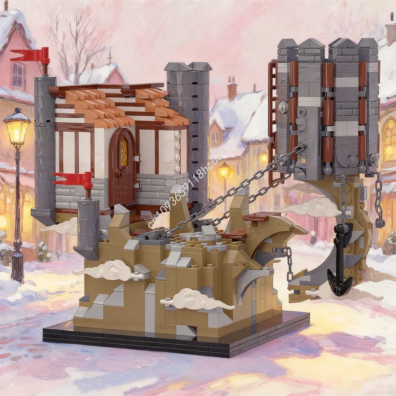 836pcs MOC The Hideout Tensegrity Hill Castle Model Building Blocks Construction Christmas Gifts Idea Brick Education Toys Kids
836pcs MOC The Hideout Tensegrity Hill Castle Model Building Blocks Construction Christmas Gifts Idea Brick Education Toys Kids