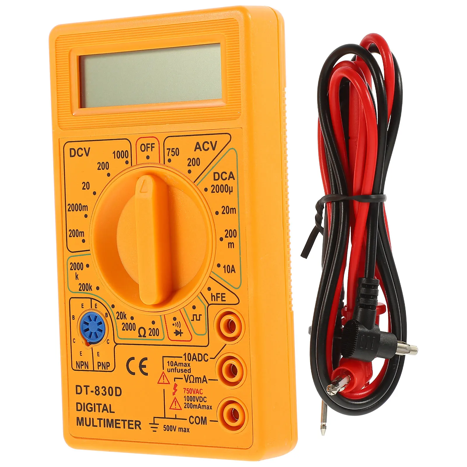 Mini Digital Multimeter 3 1/2 LCD Display Diode Tester Ohm Voltmeter Continuity Low for School
Mini Digital Multimeter 3 1/2 LCD Display Diode Tester Ohm Voltmeter Continuity Low for School