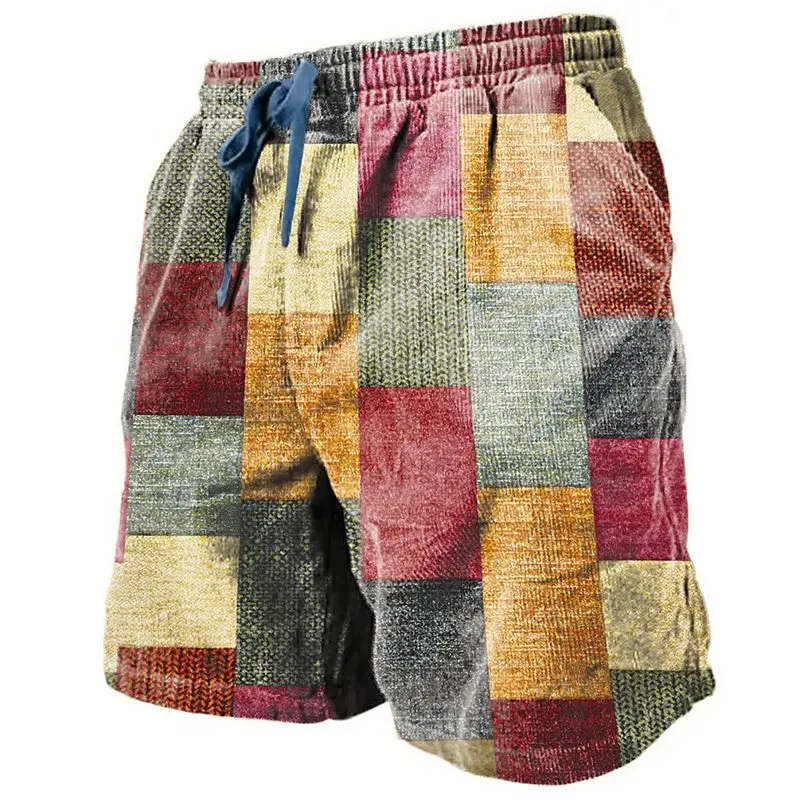 Men's Plaid Color Block Patchwork Swim Trunks Outdoor Casual Hawaiian Swim Shorts Board Shorts Summer Vacation Beach Short Pants
Men's Plaid Color Block Patchwork Swim Trunks Outdoor Casual Hawaiian Swim Shorts Board Shorts Summer Vacation Beach Short Pants