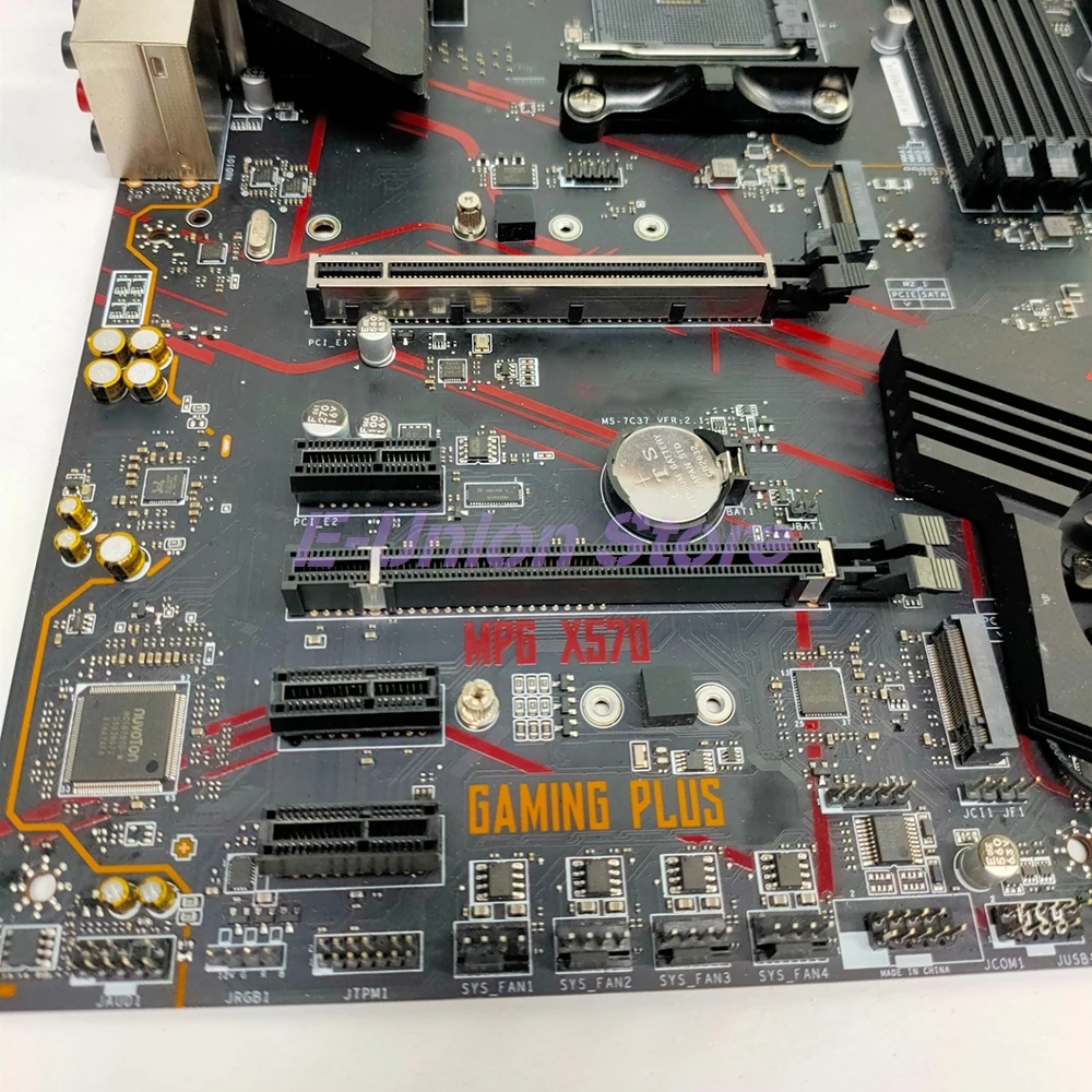 AM4 DDR4 128G M.2*2 SATA3 USB3.2 Gen1 ATX X570 Motherboard MPG X570 GAMING PLUS
AM4 DDR4 128G M.2*2 SATA3 USB3.2 Gen1 ATX X570 Motherboard MPG X570 GAMING PLUS