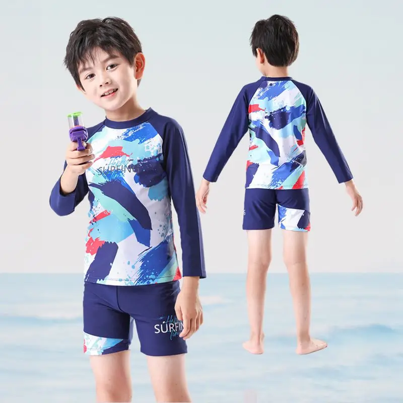 3-14 Years Girls' Long Sleeve Printed Bathing Suits 2 Piece Rashguard Swimsuit Bathing Suit UPF 50+ Sun Protection Swimwear
3-14 Years Girls' Long Sleeve Printed Bathing Suits 2 Piece Rashguard Swimsuit Bathing Suit UPF 50+ Sun Protection Swimwear