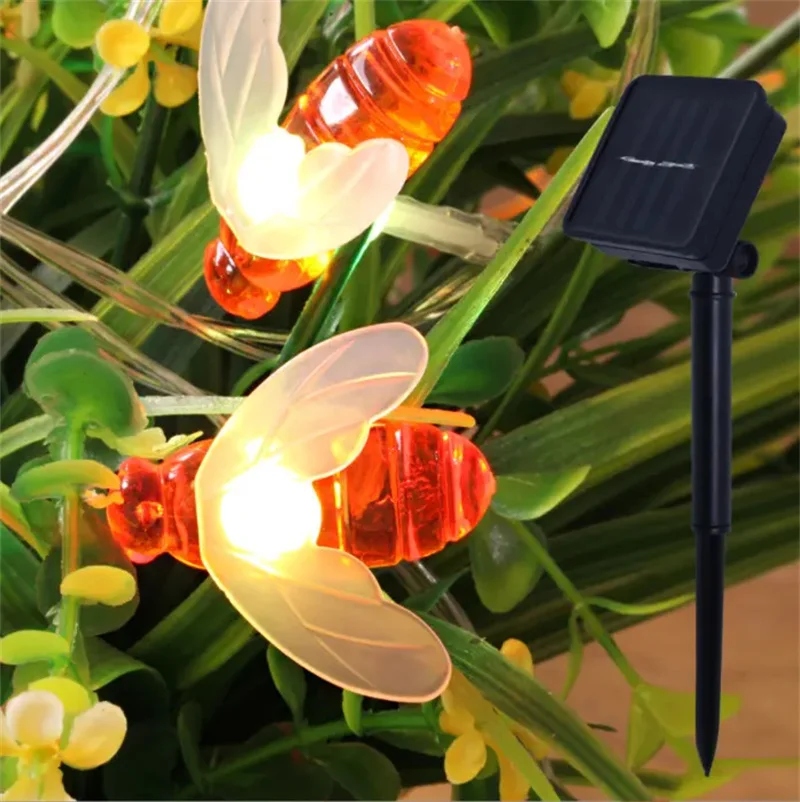 Solar Bee String Lights Outdoor 31 Feet 50 Led Honeybee Fairy Lights with 8 Lighting Modes Waterproof Solar Bumble Bee Lights
Solar Bee String Lights Outdoor 31 Feet 50 Led Honeybee Fairy Lights with 8 Lighting Modes Waterproof Solar Bumble Bee Lights