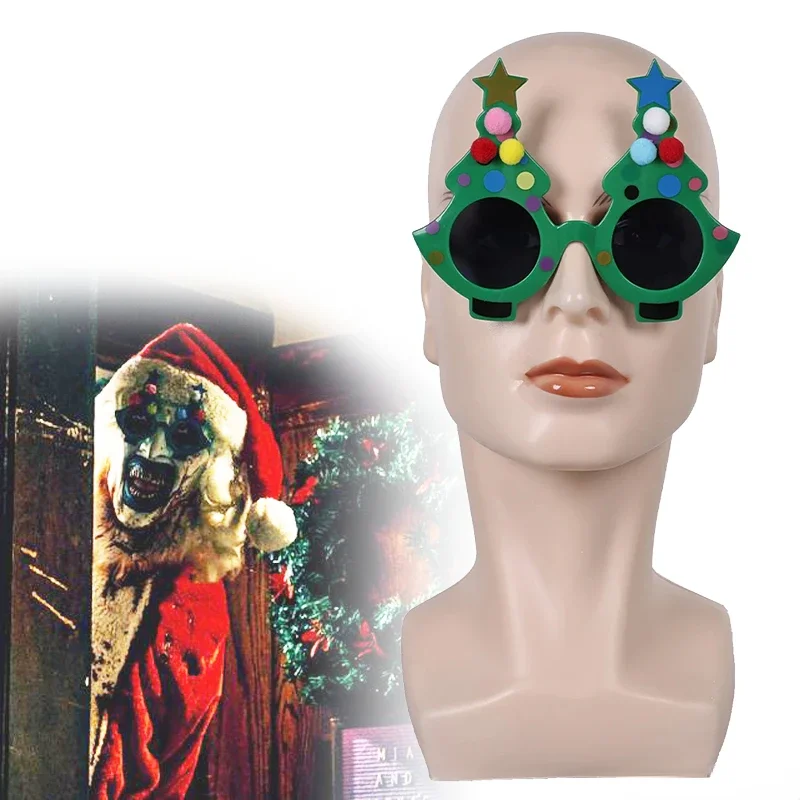 Christmas Tree And Halloween Terrifier Cosplay Unisex Glasses ABS Frame Black Sunglasses Eyewear Carnival Cute Prop
Christmas Tree And Halloween Terrifier Cosplay Unisex Glasses ABS Frame Black Sunglasses Eyewear Carnival Cute Prop