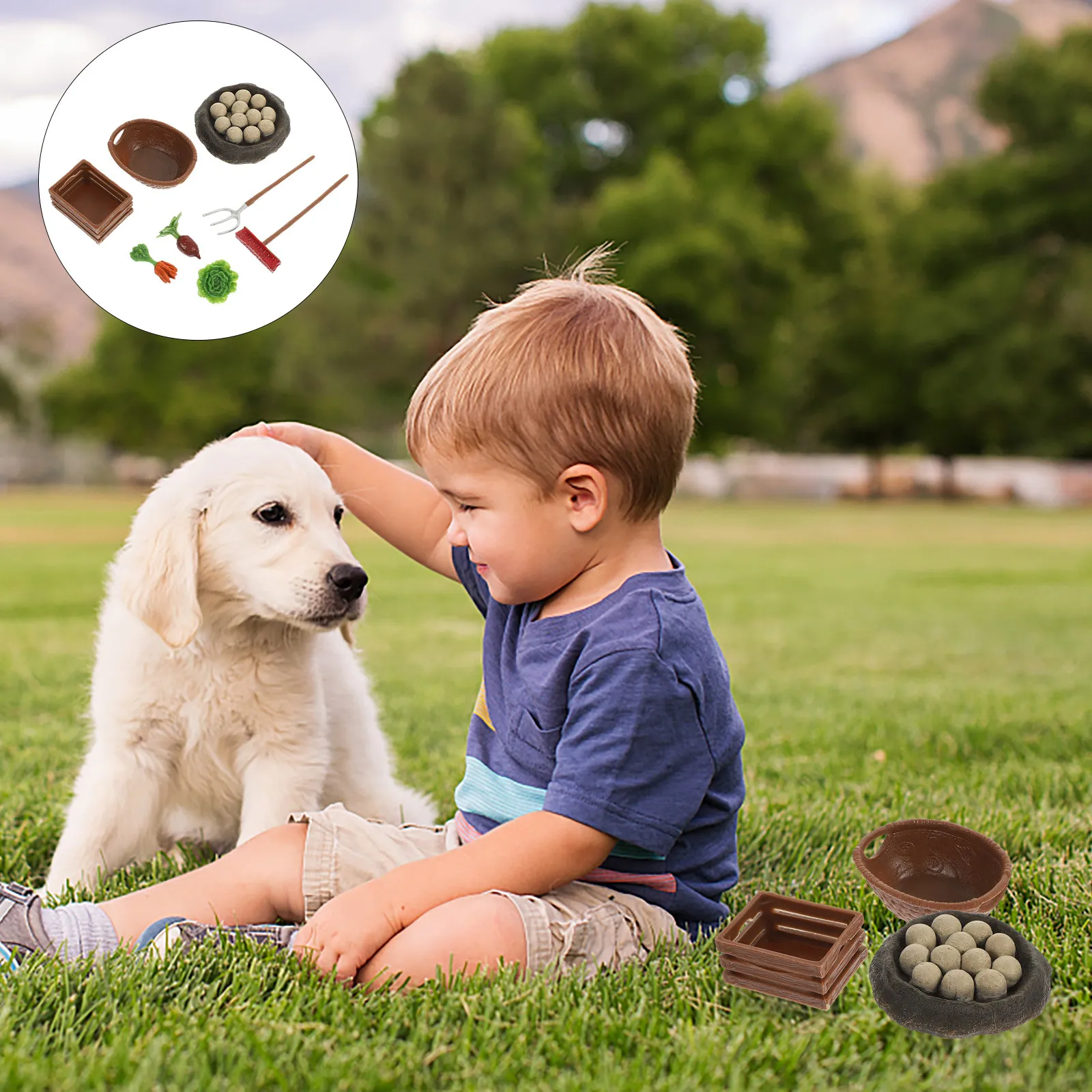 1Set Lifelike Farm Tool Vegetable Dinosaur Egg Simulation Set Premium Plastic Educational Kids Playset Sand Table Landscaping
1Set Lifelike Farm Tool Vegetable Dinosaur Egg Simulation Set Premium Plastic Educational Kids Playset Sand Table Landscaping