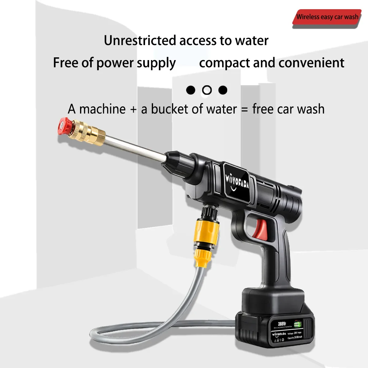 High Pressure Car Washer Spray Water Gun Portable Car Wash Pressure Cleaner Cleaning Machine For Makita 18V Battery
High Pressure Car Washer Spray Water Gun Portable Car Wash Pressure Cleaner Cleaning Machine For Makita 18V Battery