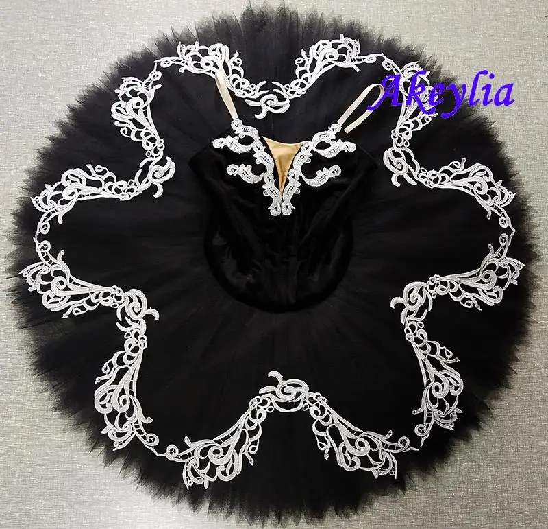 Akeylia Professional Ballet Tutu Black white Performance Black Swan Lake YAGP Ballet pancake Stage Costumes Competitons JN0082
Akeylia Professional Ballet Tutu Black white Performance Black Swan Lake YAGP Ballet pancake Stage Costumes Competitons JN0082