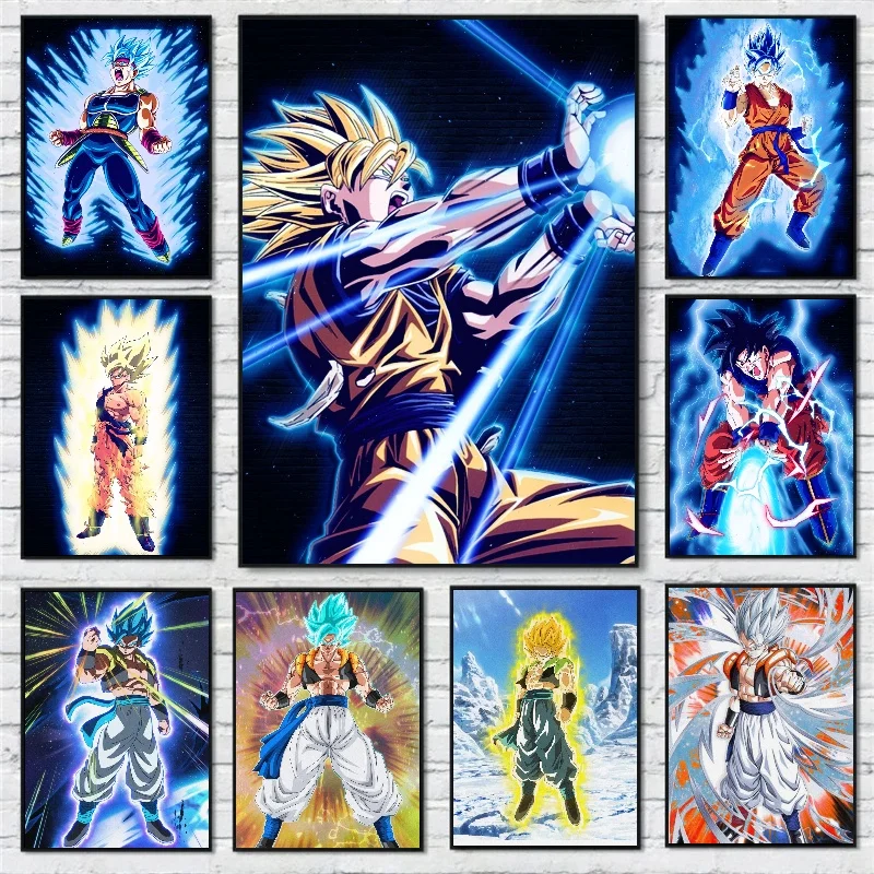 Home Decor Anime Dragon Ball Art Super Saiyan Poster Canvas Goku Colorful Creativity Pictures Janpan Painting Living Room
Home Decor Anime Dragon Ball Art Super Saiyan Poster Canvas Goku Colorful Creativity Pictures Janpan Painting Living Room