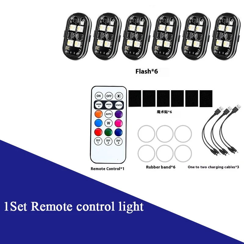 RGB Led Car Strobe Lights Motorcycle LED Flash Position Wireless Light Aircraft Airplane Helicopter Warning Lights Accessories
RGB Led Car Strobe Lights Motorcycle LED Flash Position Wireless Light Aircraft Airplane Helicopter Warning Lights Accessories