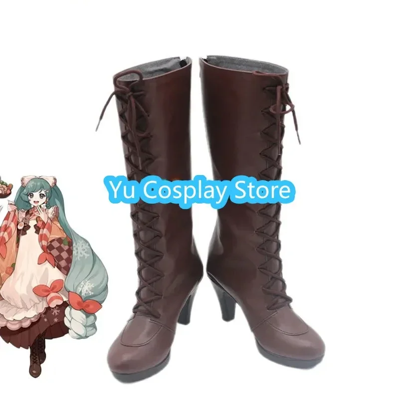 Yu-Cosplay Snow Косплей Туфли Коричневые туфли из искусственной кожи на высоком каблуке Хэллоуин Карнавальные ботинки Аниме Косплей Опора На заказ
Yu-Cosplay Snow Косплей Туфли Коричневые туфли из искусственной кожи на высоком каблуке Хэллоуин Карнавальные ботинки Аниме Косплей Опора На заказ