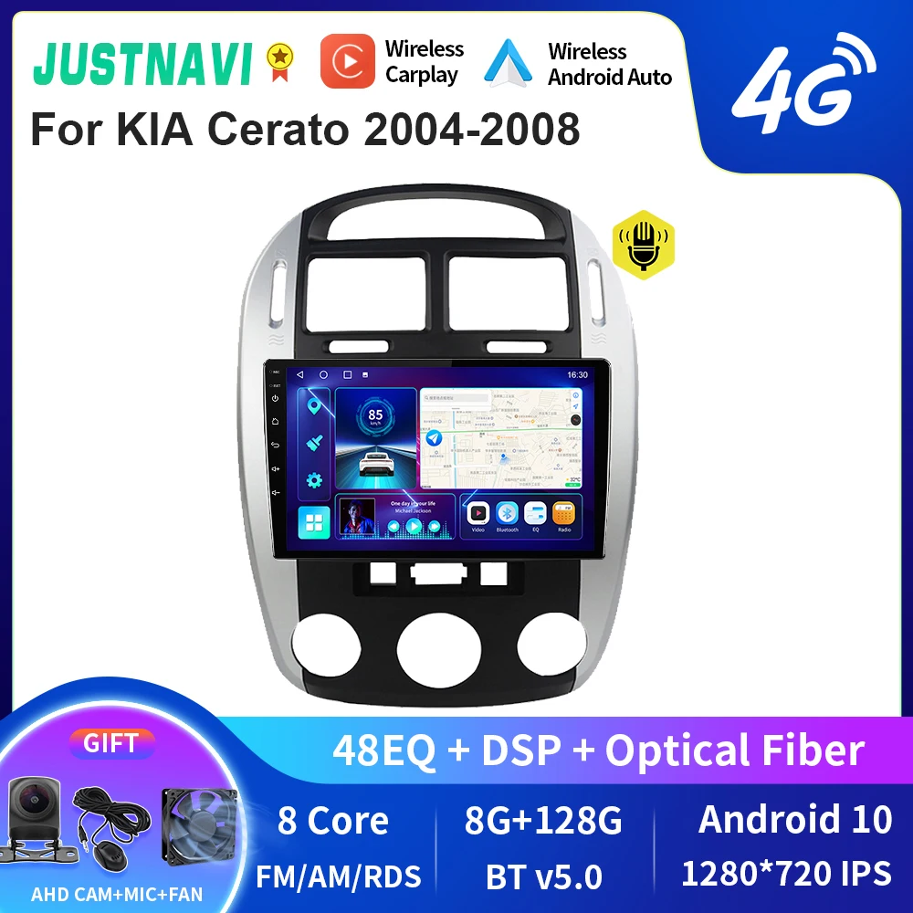 JUSTNAVI QT10 беспроводной CarPlay Android авто радио для KIA Cerato 2004-2008 стерео автомобильный мультимедийный видеоплеер GPS DVD
JUSTNAVI QT10 беспроводной CarPlay Android авто радио для KIA Cerato 2004-2008 стерео автомобильный мультимедийный видеоплеер GPS DVD