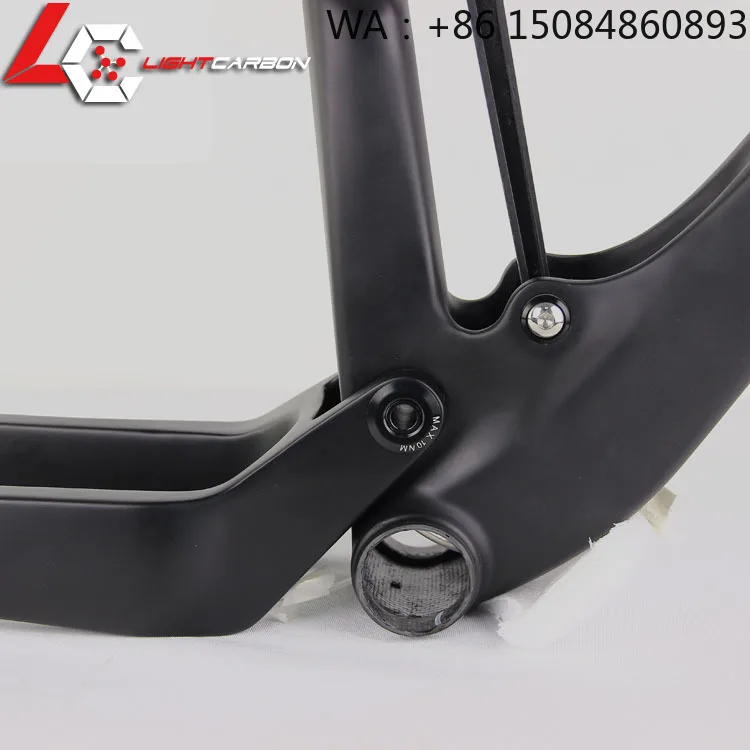 29er Dual Suspension Mountain Bike Frame, carbon fiber material, full carbon build, bicycle parts tire accessories, high stabili
29er Dual Suspension Mountain Bike Frame, carbon fiber material, full carbon build, bicycle parts tire accessories, high stabili