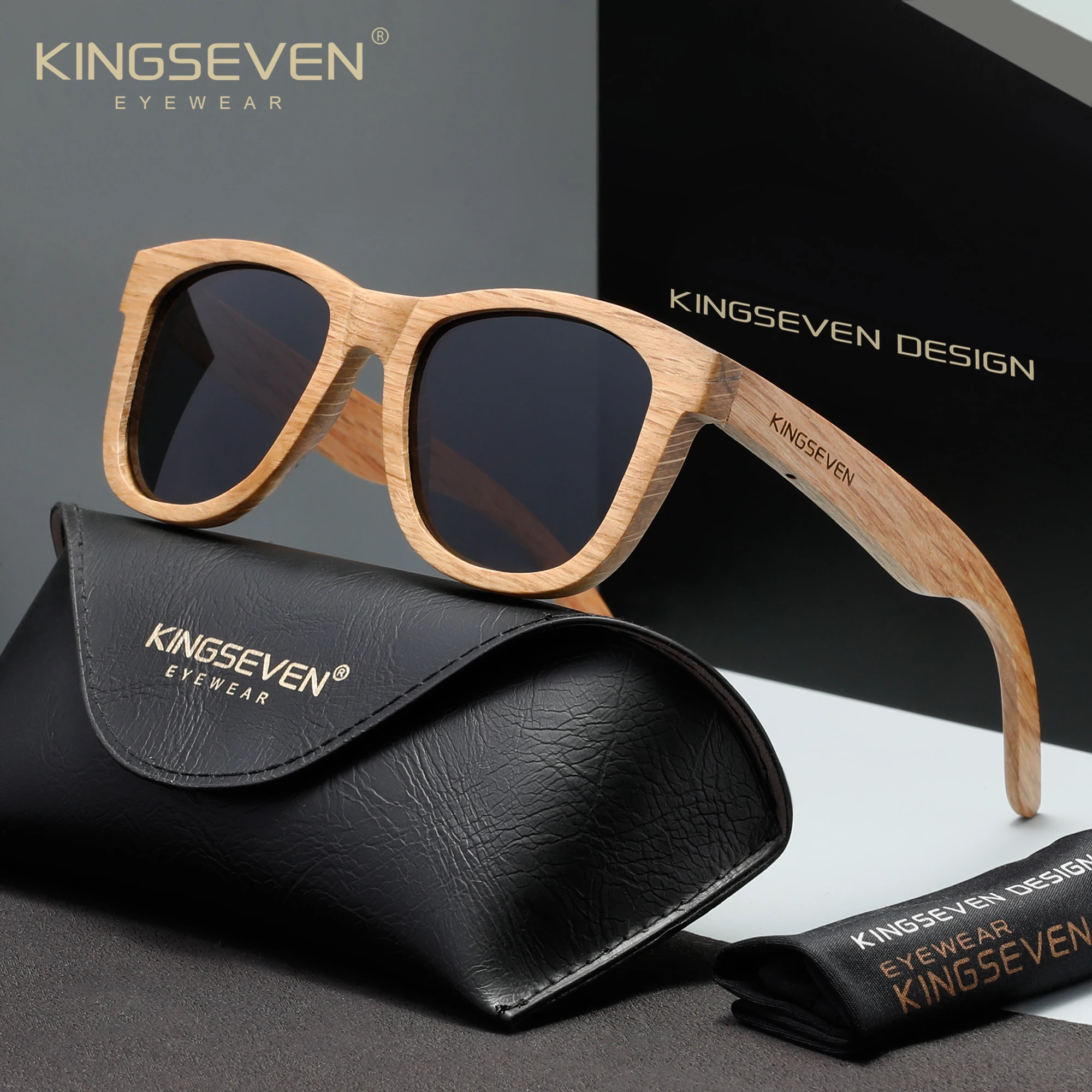 KINGSEVEN New Rimeless Polarized Wood Sunglasses Men Women UV400 Protect Retro Eyewear Driving Travel Natural Casual Glasses
KINGSEVEN New Rimeless Polarized Wood Sunglasses Men Women UV400 Protect Retro Eyewear Driving Travel Natural Casual Glasses