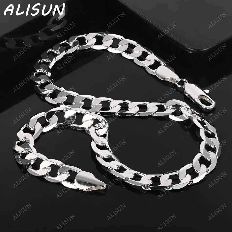 ALISUN стерлингового серебра 925 пробы 12 мм 40-75 см геометрическое ожерелье для женщин и мужчин подарок на годовщину популярные дикие модные романтические украшения
ALISUN стерлингового серебра 925 пробы 12 мм 40-75 см геометрическое ожерелье для женщин и мужчин подарок на годовщину популярные дикие модные романтические украшения