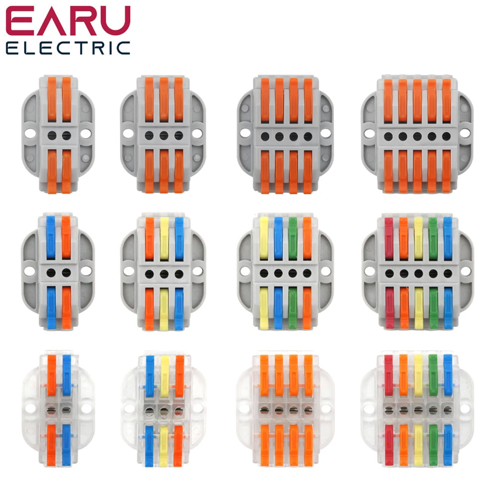 1/5/10Pcs Fast Universal Wiring Compact Conductor Connectors 223 Docking Cable Connectors with screw hole Push-in Terminal Block
1/5/10Pcs Fast Universal Wiring Compact Conductor Connectors 223 Docking Cable Connectors with screw hole Push-in Terminal Block