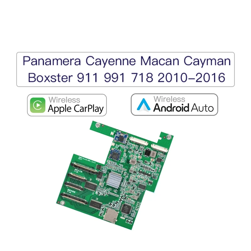 Reliable-Wireless Carplay Module Android Auto Adapter For PCM3.1 Porsche Panamera Cayenne Macan Cayman Boxster 911 991 718
Reliable-Wireless Carplay Module Android Auto Adapter For PCM3.1 Porsche Panamera Cayenne Macan Cayman Boxster 911 991 718