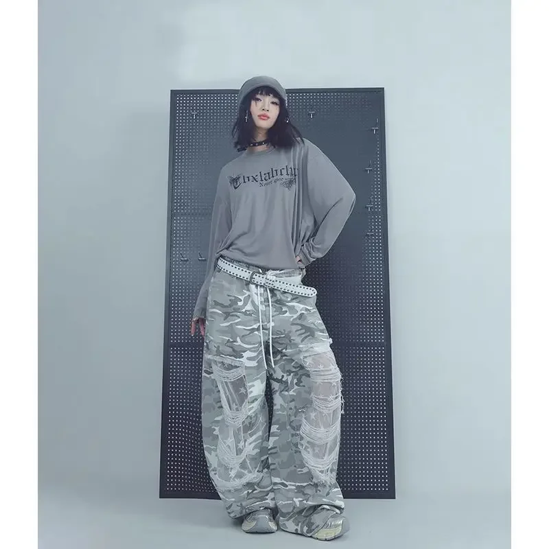Hip-hop tide brand lace ripped camouflage hip-hop sweatpants niche summer street jazz babes casual trousers
Hip-hop tide brand lace ripped camouflage hip-hop sweatpants niche summer street jazz babes casual trousers
