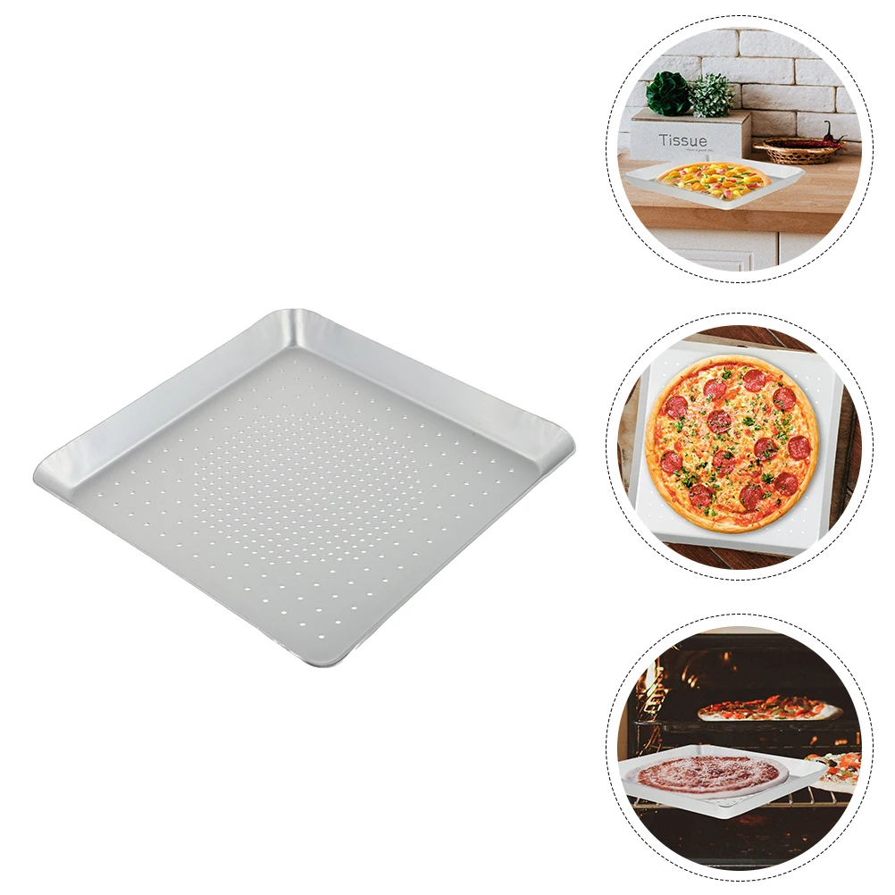 1pc Perforated Pizza Plate Aluminum Alloy Pan Square Tray Oven Bakeware Shortens Easy Demoulding for Baking
1pc Perforated Pizza Plate Aluminum Alloy Pan Square Tray Oven Bakeware Shortens Easy Demoulding for Baking
