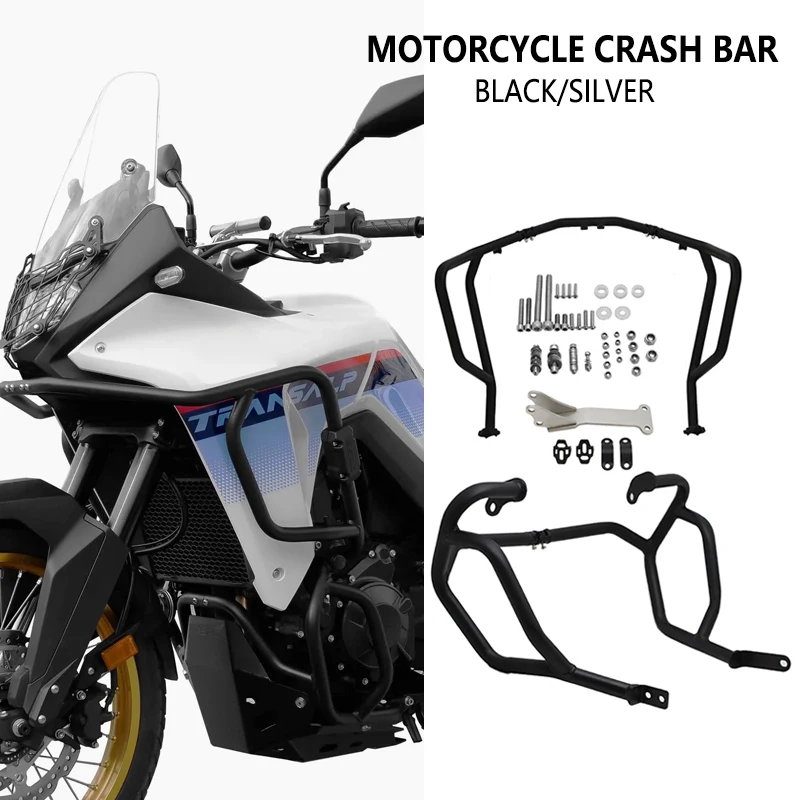 For Honda XL750 TRANSALP 2023 2024 Black/Silver Crash Bars Engine guards Protective XL 750 Transalp Frames Bumpers
For Honda XL750 TRANSALP 2023 2024 Black/Silver Crash Bars Engine guards Protective XL 750 Transalp Frames Bumpers