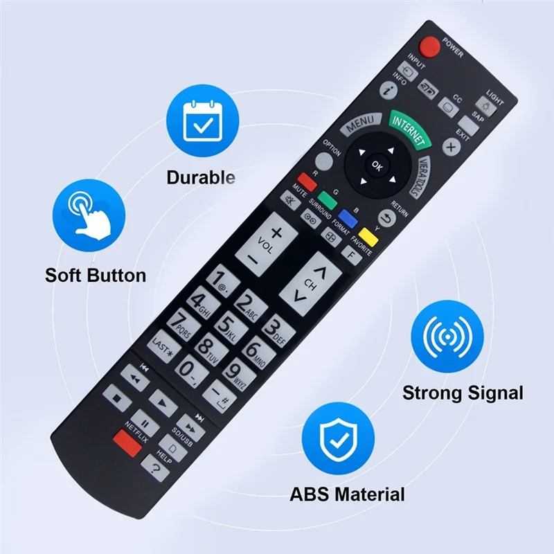 Замененный пульт дистанционного управления N2QAYB000777 для телевизора Panasonic N2QAYB000777 Пульт дистанционного управления
Замененный пульт дистанционного управления N2QAYB000777 для телевизора Panasonic N2QAYB000777 Пульт дистанционного управления
