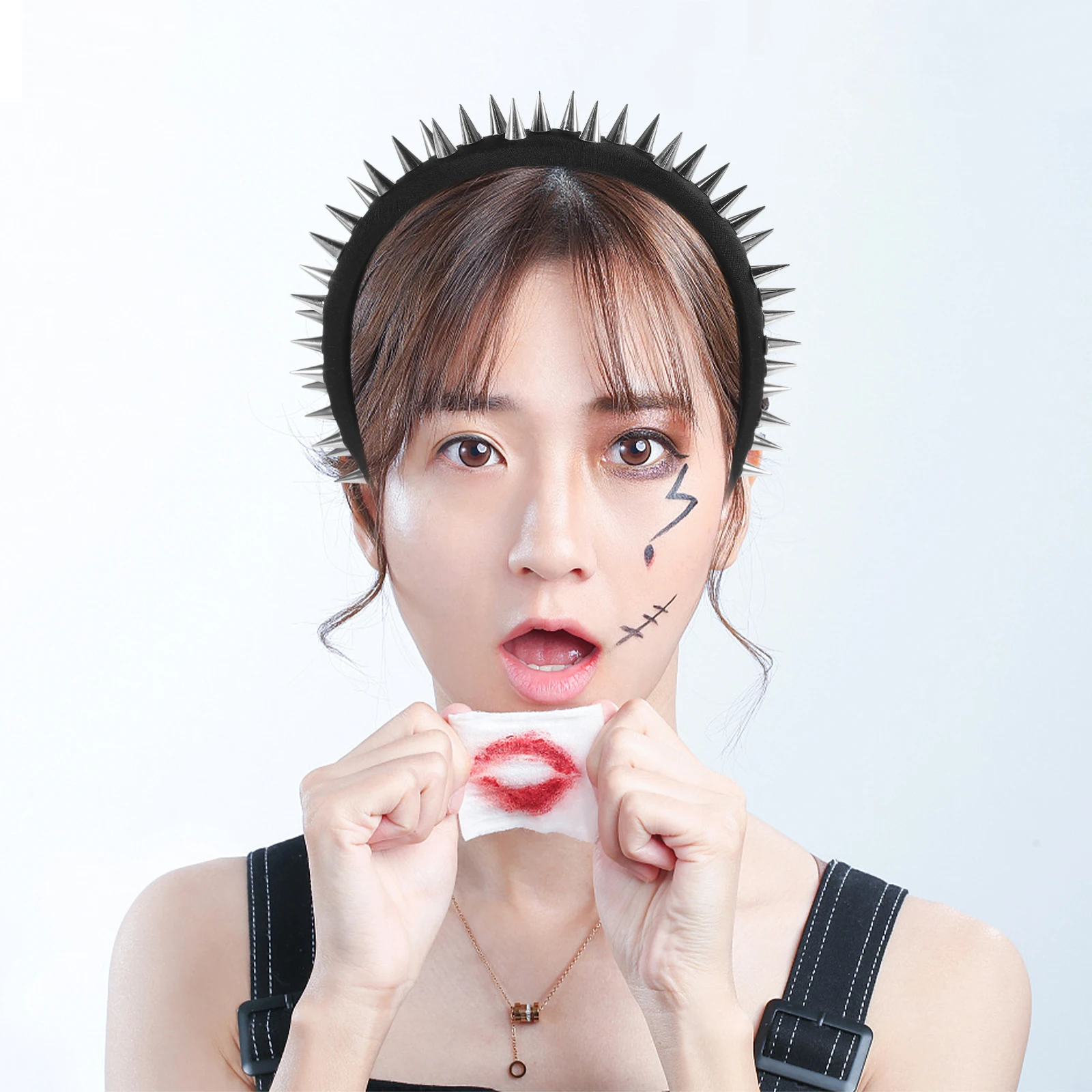 Black Studded Headb Hair Accessories Thin Punk Spiked Rivet Design Womens Secure Fit Fashion Hairb s Teen Styling Tools
Black Studded Headb Hair Accessories Thin Punk Spiked Rivet Design Womens Secure Fit Fashion Hairb s Teen Styling Tools