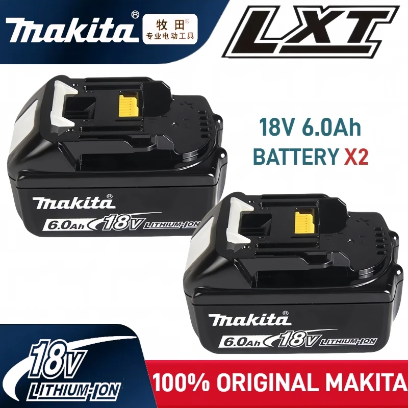 6.0Ah Original Makita 18V Battery Rechargeable,for Makita 18V BL1860 BL1830 BL1850 BL1815B Replacement Power Tools Battery
6.0Ah Original Makita 18V Battery Rechargeable,for Makita 18V BL1860 BL1830 BL1850 BL1815B Replacement Power Tools Battery