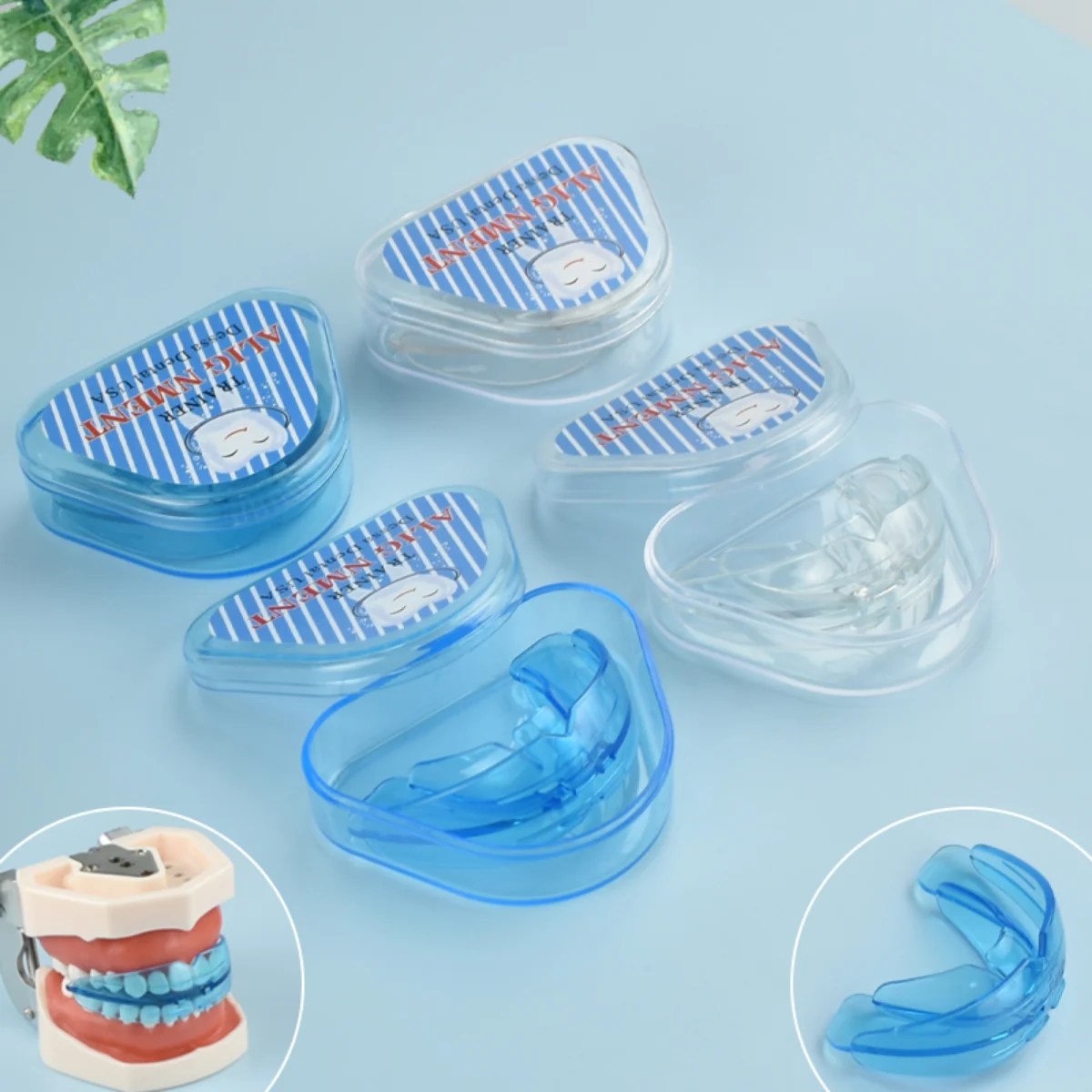 Dental Tooth Fixator Orthodontic Appliance Braces Trainer TPE Braces Soft/hard Stage Dental Braces Transparent/blue with Box
Dental Tooth Fixator Orthodontic Appliance Braces Trainer TPE Braces Soft/hard Stage Dental Braces Transparent/blue with Box