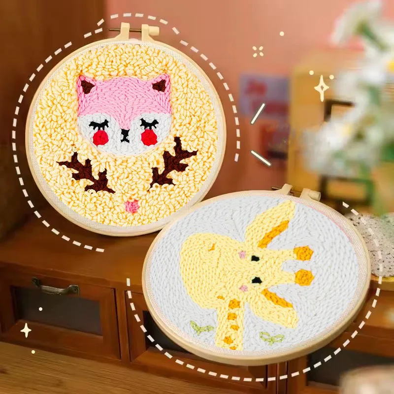 Cute Animal Pattern Punch Needle Embroidery Starter Kit Punch Needle Kits Embroidery For Adults Kids Beginner Gift Home Decor
Cute Animal Pattern Punch Needle Embroidery Starter Kit Punch Needle Kits Embroidery For Adults Kids Beginner Gift Home Decor