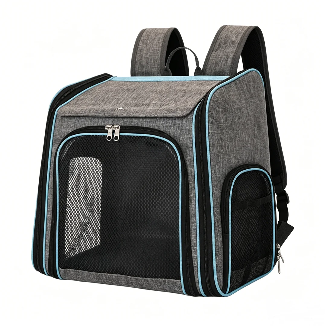 Pet Carrier Backpack for Cats And Dogs Expandable Space Capsule Design with Oxford Material Rectangular Shape
Pet Carrier Backpack for Cats And Dogs Expandable Space Capsule Design with Oxford Material Rectangular Shape