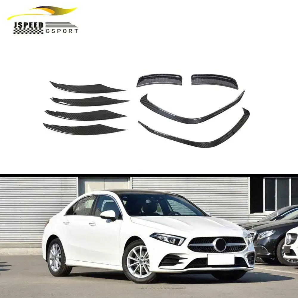 Suitable for Dry carbon fiber W177 V177 front bumper fog lamp covers Suitable for Mercedes-Benz A-Class A200, A220, A25
Suitable for Dry carbon fiber W177 V177 front bumper fog lamp covers Suitable for Mercedes-Benz A-Class A200, A220, A25