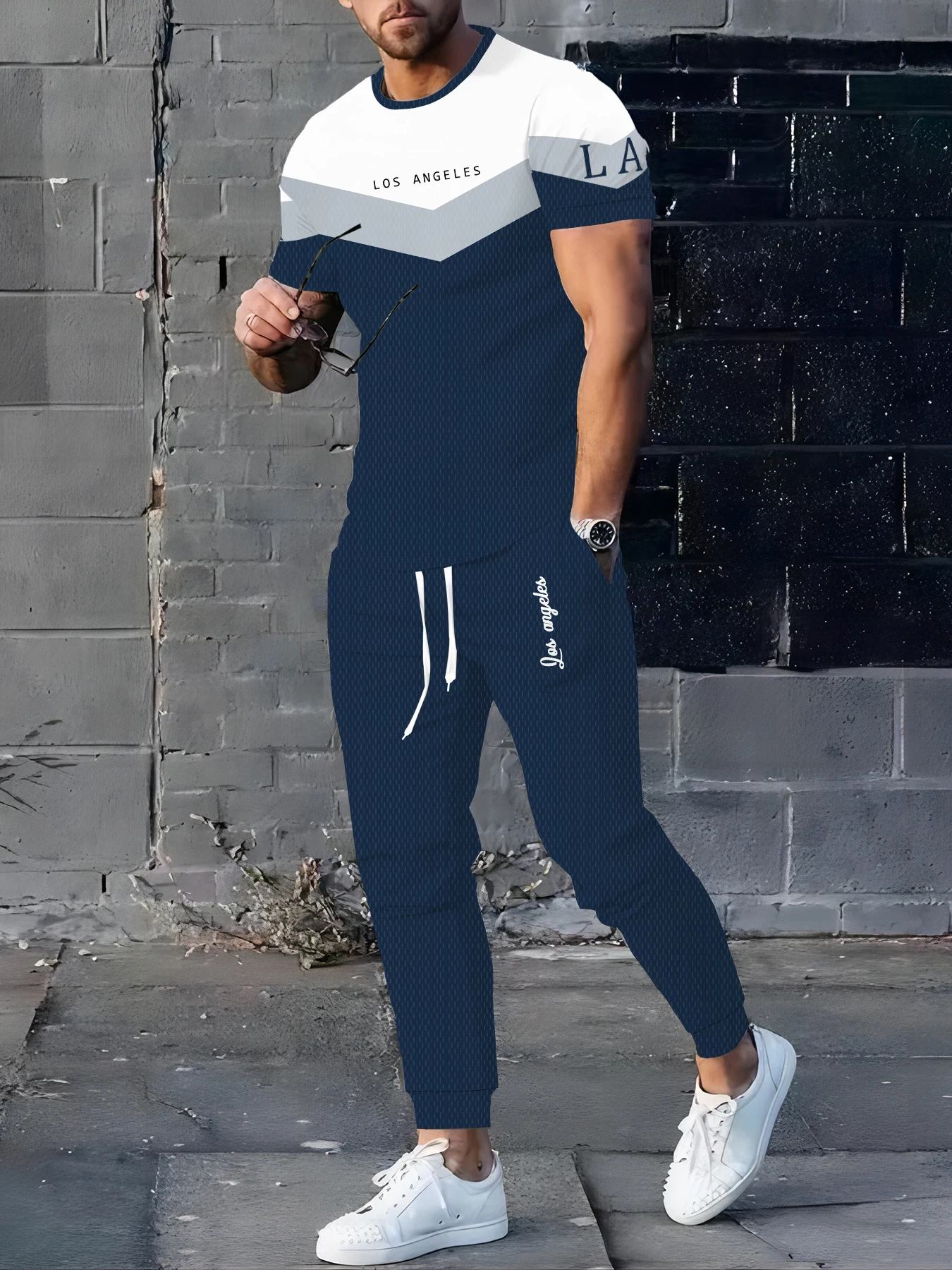 Men's Letter Paris Print Sets Men Fashion Short Sleeve T-shirt + Pant 2pcs Set Suits Street Outfit Mens Tracksuit Men Clothes
Men's Letter Paris Print Sets Men Fashion Short Sleeve T-shirt + Pant 2pcs Set Suits Street Outfit Mens Tracksuit Men Clothes