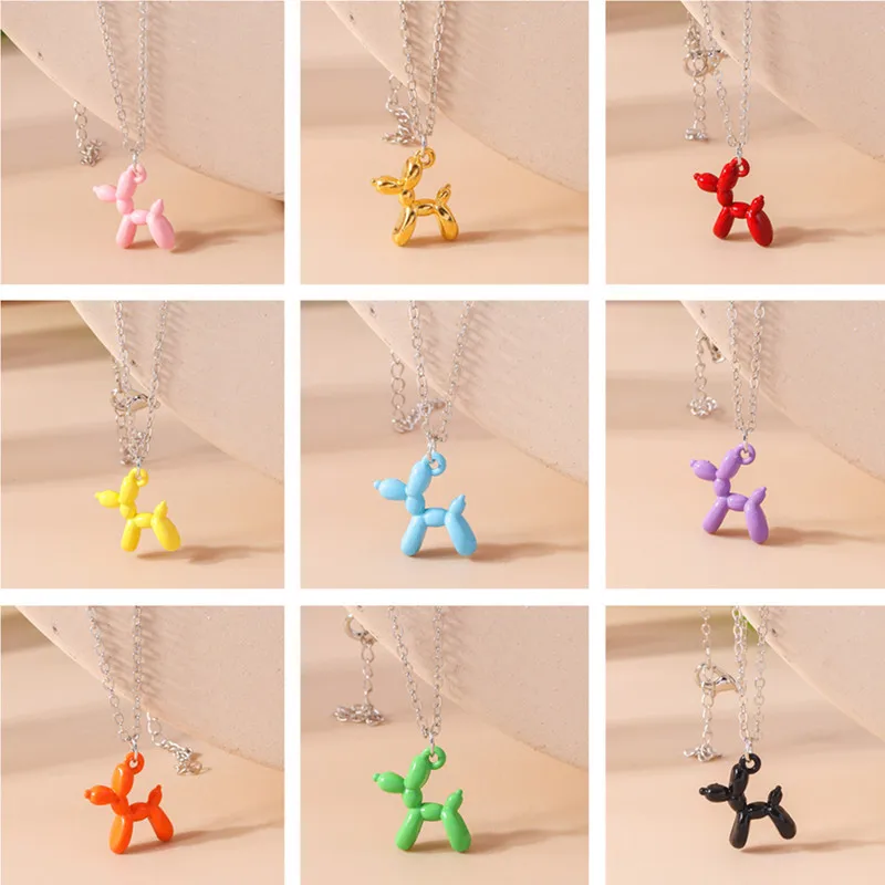 Cartoon Candy Colors Puppy Dog Necklace for Women Cute Animal Pendant Necklace Girls Party Festival Jewelry Gifts
Cartoon Candy Colors Puppy Dog Necklace for Women Cute Animal Pendant Necklace Girls Party Festival Jewelry Gifts