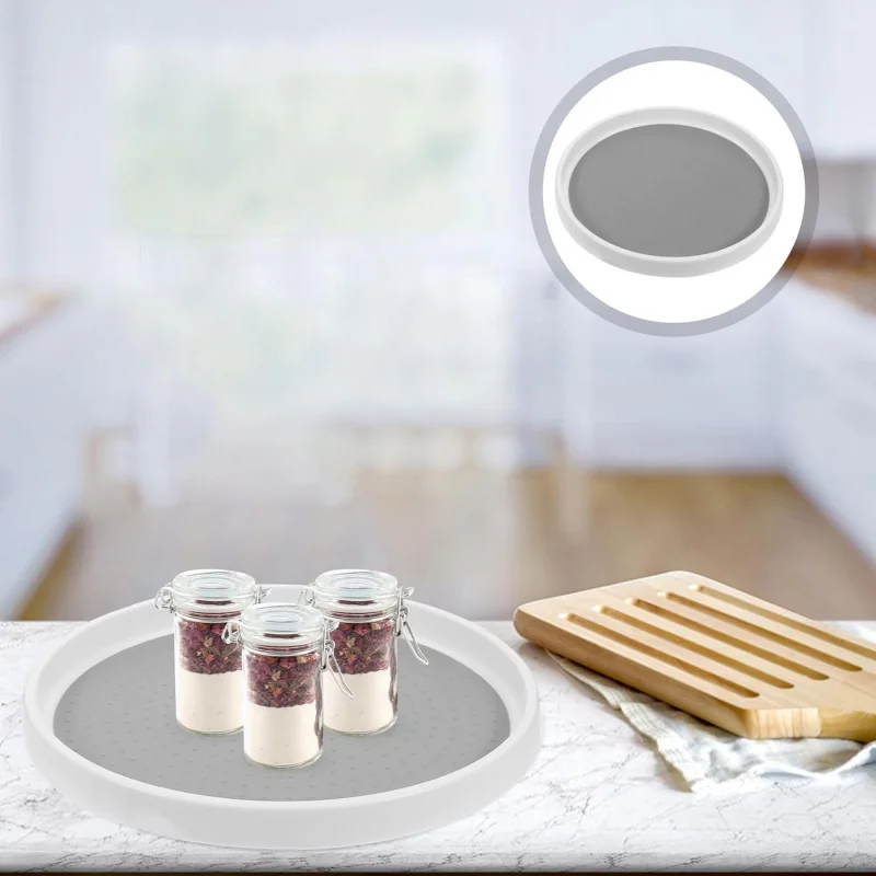 Многофункциональный поднос для кухни и ванной комнаты, бытовой круглый стеллаж для хранения, 360° ° вращение, с противоскользящим основанием, прочный, долговечный.
Многофункциональный поднос для кухни и ванной комнаты, бытовой круглый стеллаж для хранения, 360° ° вращение, с противоскользящим основанием, прочный, долговечный.