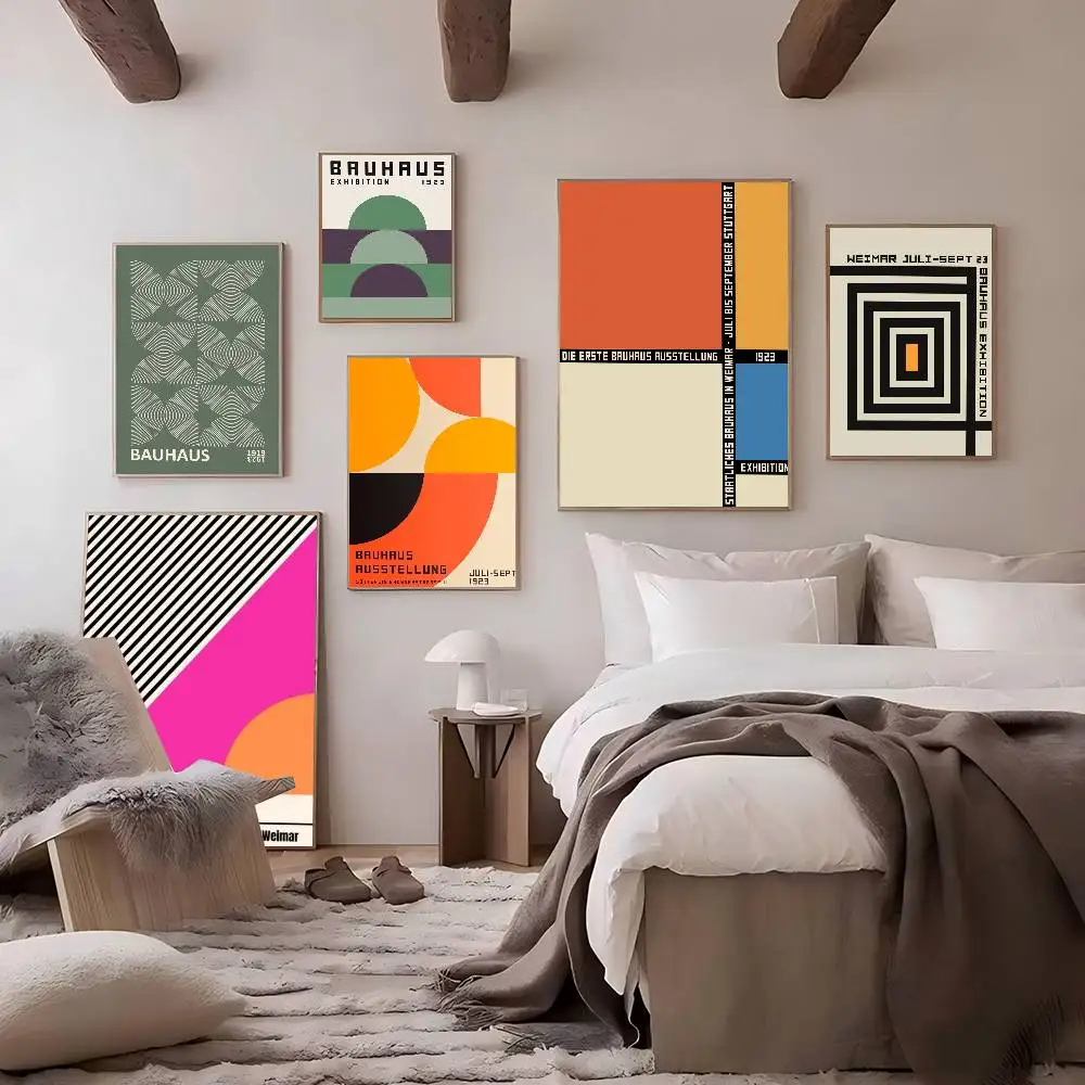 Bauhaus Modern Geometric Art Simplicity Posters Sticky HD Quality Wall Art Retro Posters for Home Room Wall Decor
Bauhaus Modern Geometric Art Simplicity Posters Sticky HD Quality Wall Art Retro Posters for Home Room Wall Decor
