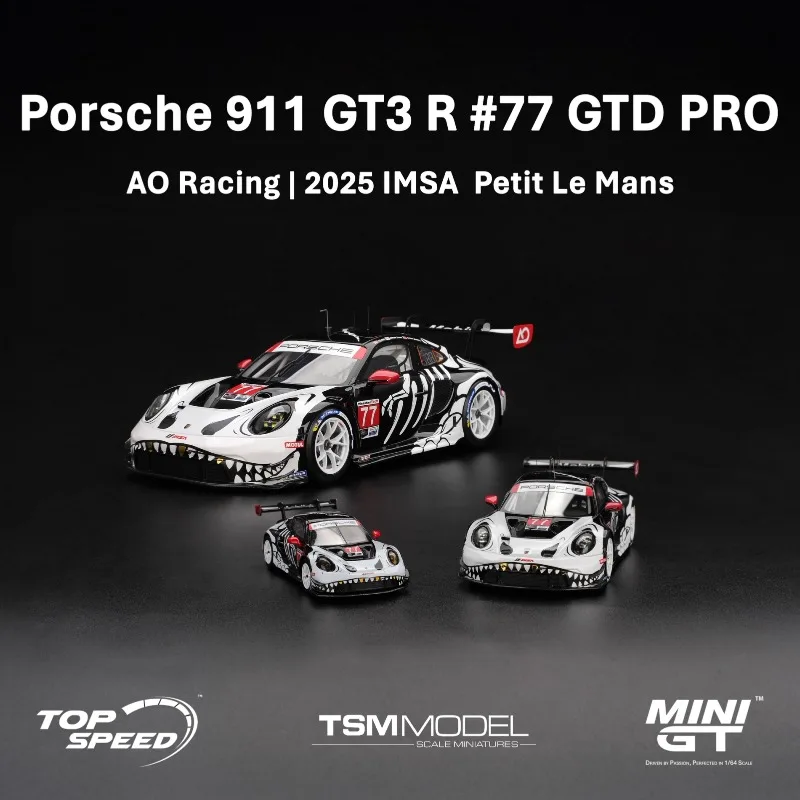 TOPSPEED 1:43 911 GT3 R #77 Cast-pressed automotive model, a gift toy for friends, an adult collection piece.
TOPSPEED 1:43 911 GT3 R #77 Cast-pressed automotive model, a gift toy for friends, an adult collection piece.