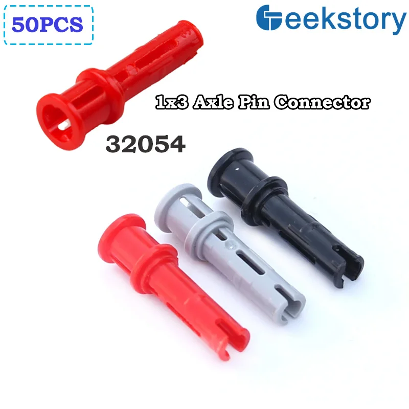 50pcs Technology Building Blocks Parts Bulk Assembly 1x3 Axle Pin Connector Bolt MOC 32054 Small Bricks DIY Toys Accessories
50pcs Technology Building Blocks Parts Bulk Assembly 1x3 Axle Pin Connector Bolt MOC 32054 Small Bricks DIY Toys Accessories