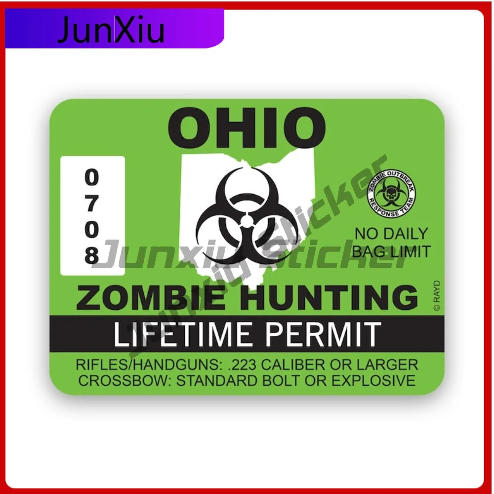 Ohio Zombie Hunting Permit Stickerwaterproof Outdoor Funny Laptop Waterproof Vinyl Decal For Suvs Protection Sticker Fun Outdoor
Ohio Zombie Hunting Permit Stickerwaterproof Outdoor Funny Laptop Waterproof Vinyl Decal For Suvs Protection Sticker Fun Outdoor
