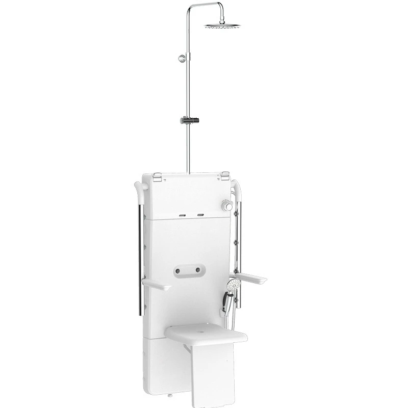 Elderly seated thermostatic shower bathroom multi-functional folding sitting bath special chair shower armrest
Elderly seated thermostatic shower bathroom multi-functional folding sitting bath special chair shower armrest