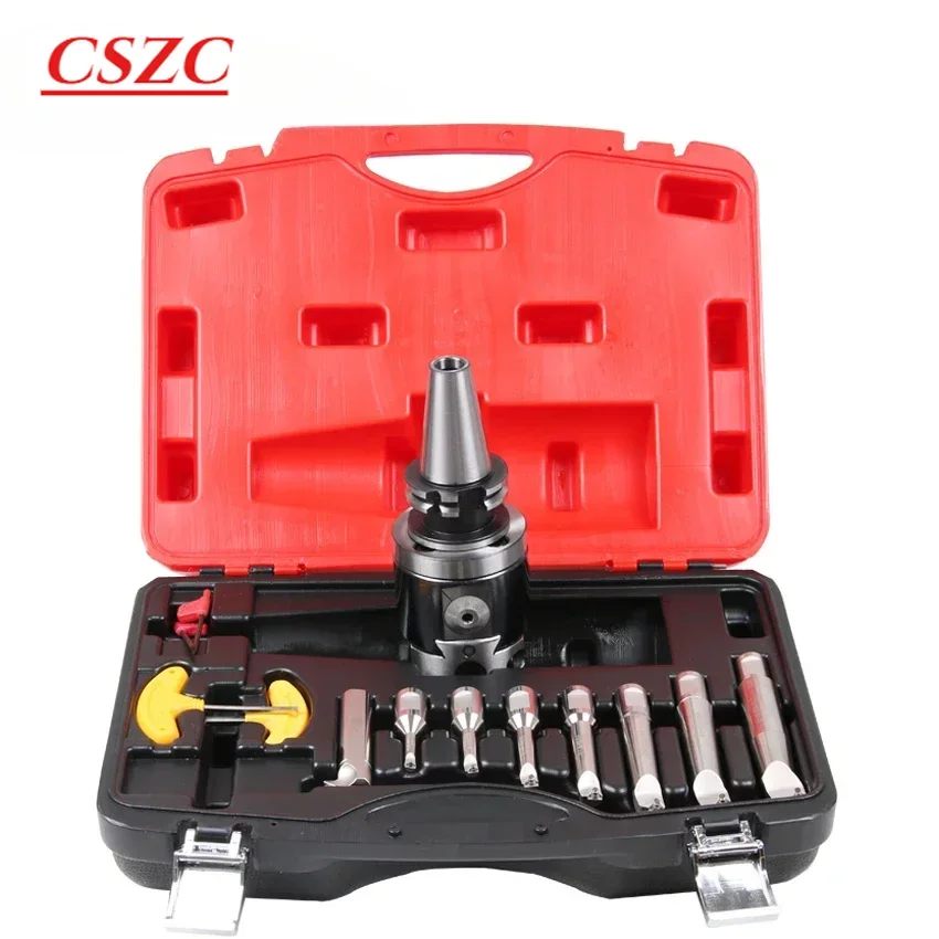 NEW high precision SK50-NBH2084 CNC 0.01 run nout sk50 micro tool with BT shank NBH2084 system boring heads with 8pcs boring
NEW high precision SK50-NBH2084 CNC 0.01 run nout sk50 micro tool with BT shank NBH2084 system boring heads with 8pcs boring