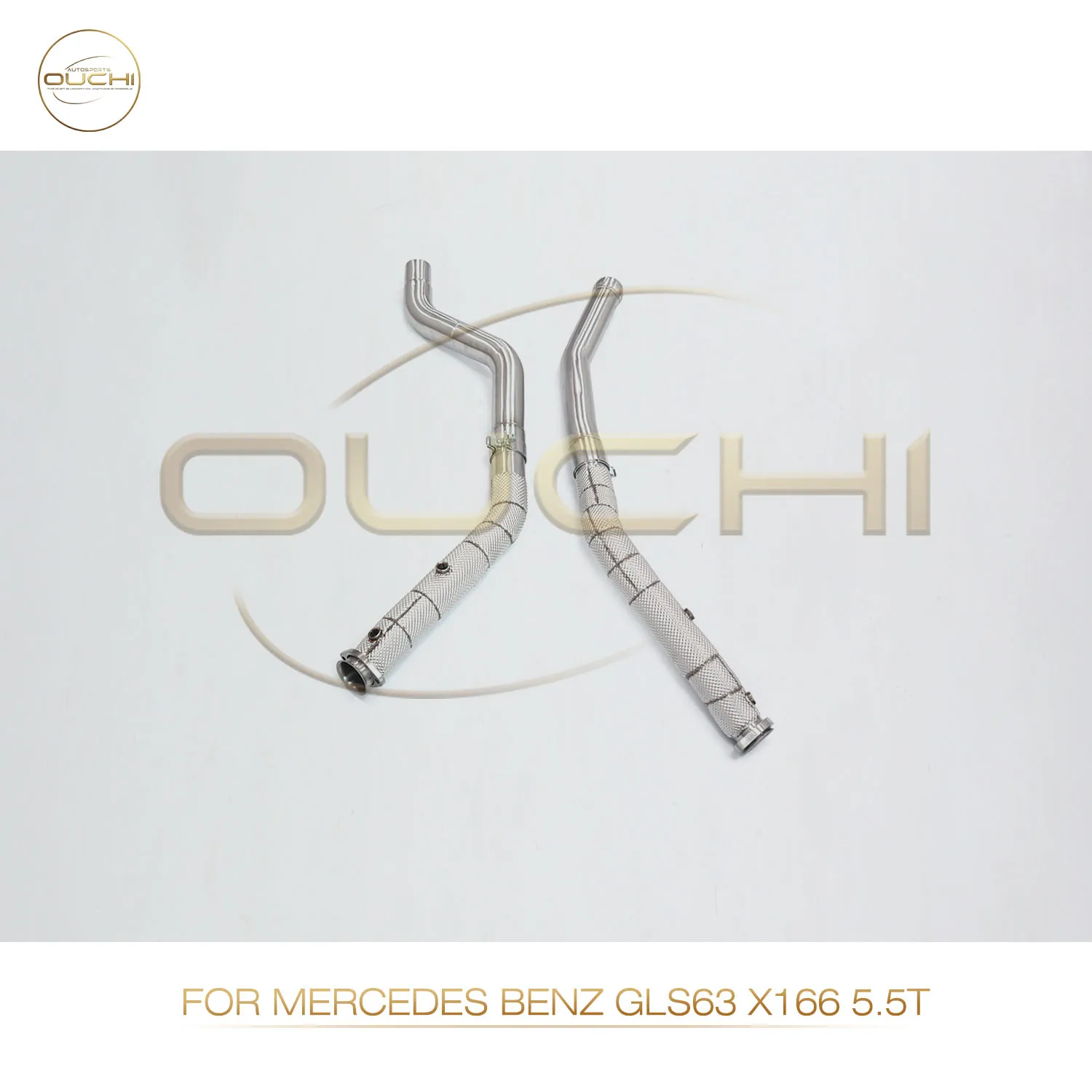 OUCHI Hot Sales Downpipe For Mercedes Benz GLS63 X166 5.5T Stainless Steel Exhaust System Heat shield Auto Parts
OUCHI Hot Sales Downpipe For Mercedes Benz GLS63 X166 5.5T Stainless Steel Exhaust System Heat shield Auto Parts 
