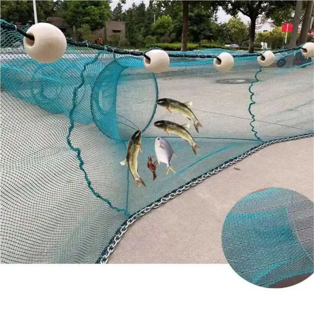 Складная рыболовная сеть с железной цепью, рыболовная ловушка, сеть, рыболовная клетка, пенопластовый поплавок, аксессуары, рыболовная клетка, лобстер, креветка, гольян
Складная рыболовная сеть с железной цепью, рыболовная ловушка, сеть, рыболовная клетка, пенопластовый поплавок, аксессуары, рыболовная клетка, лобстер, креветка, гольян