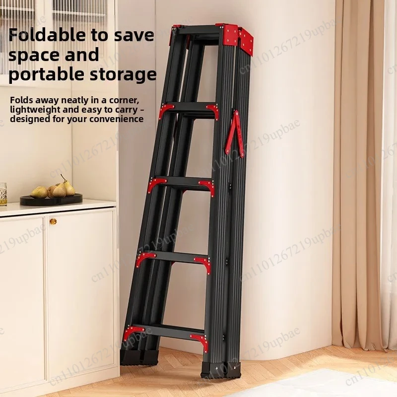 Titanium-Magnesium Alloy Folding Herringbone Ladder Thickened Double-Sided Climbing Staircase Home Engineering Ladder
Titanium-Magnesium Alloy Folding Herringbone Ladder Thickened Double-Sided Climbing Staircase Home Engineering Ladder