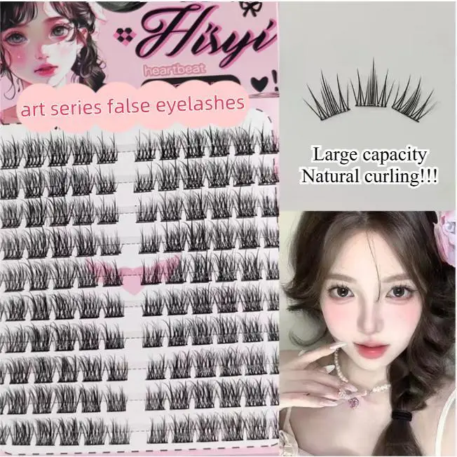 Hisyi 10 rows of air false eyelashes segmented loli eyelashes sunflower natural eyelashes single tuft natural curly lashes
Hisyi 10 rows of air false eyelashes segmented loli eyelashes sunflower natural eyelashes single tuft natural curly lashes