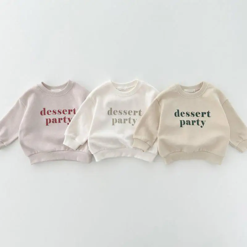 Children Long Sleeve Sweatshirt Cotton Girls Autumn Tops Baby Letter Print Print Infant Boys Casual Pullover Kids Autumn Clothes
Children Long Sleeve Sweatshirt Cotton Girls Autumn Tops Baby Letter Print Print Infant Boys Casual Pullover Kids Autumn Clothes
